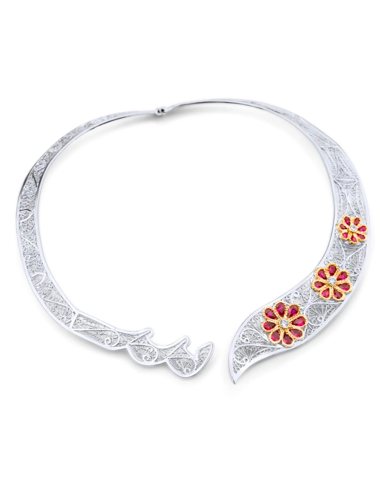 Filigree Spell it out Collier | س