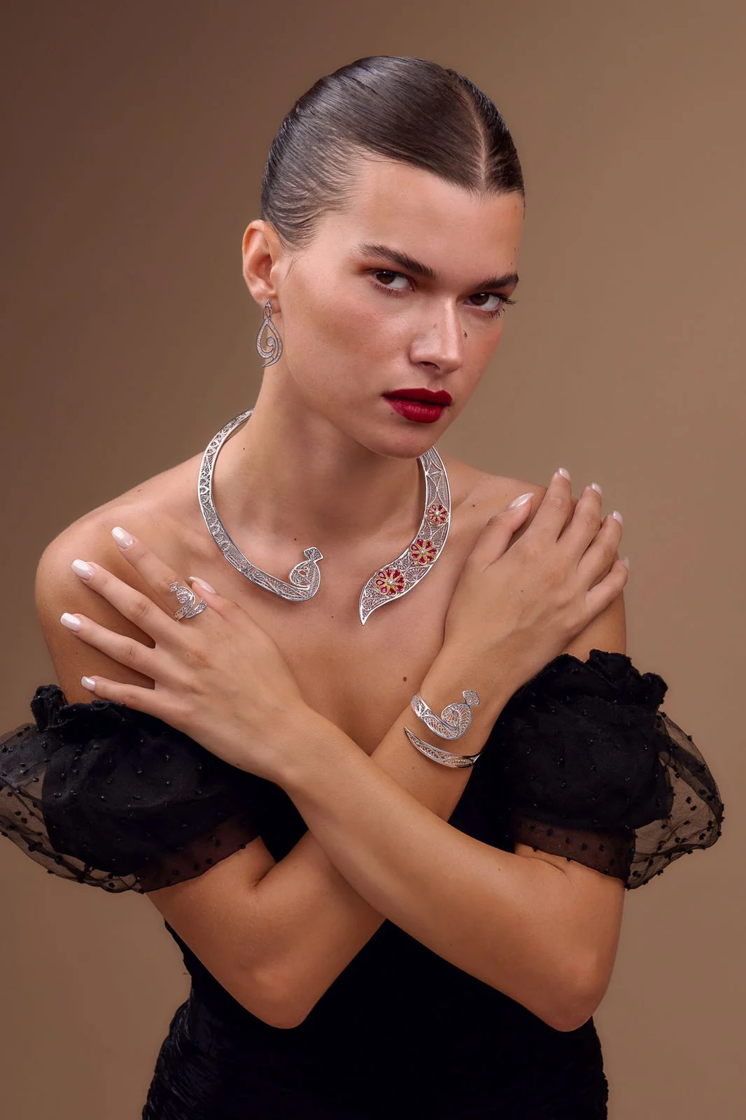 Filigree Spell it out Collier | ف - Image 2