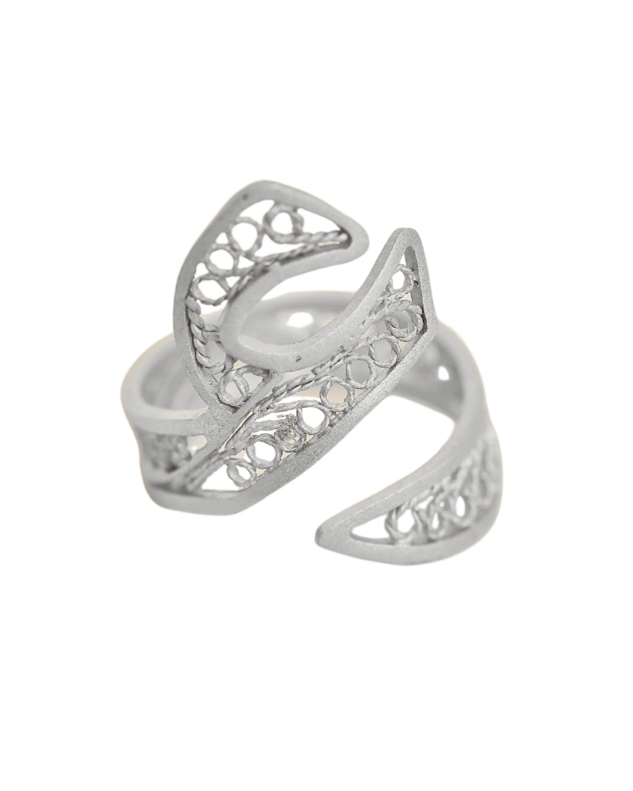 Filigree Spell it out Ring | ع