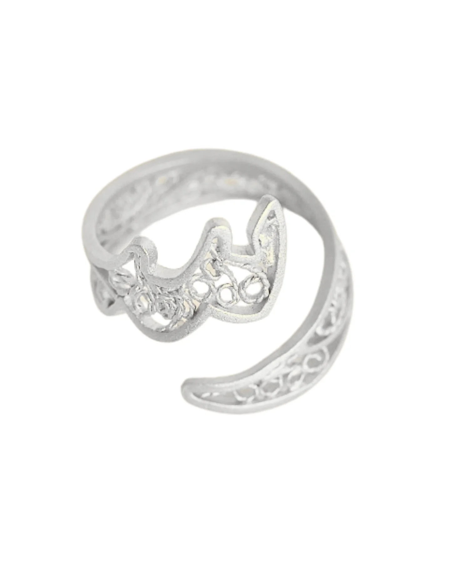 Filigree Spell it out Ring | س