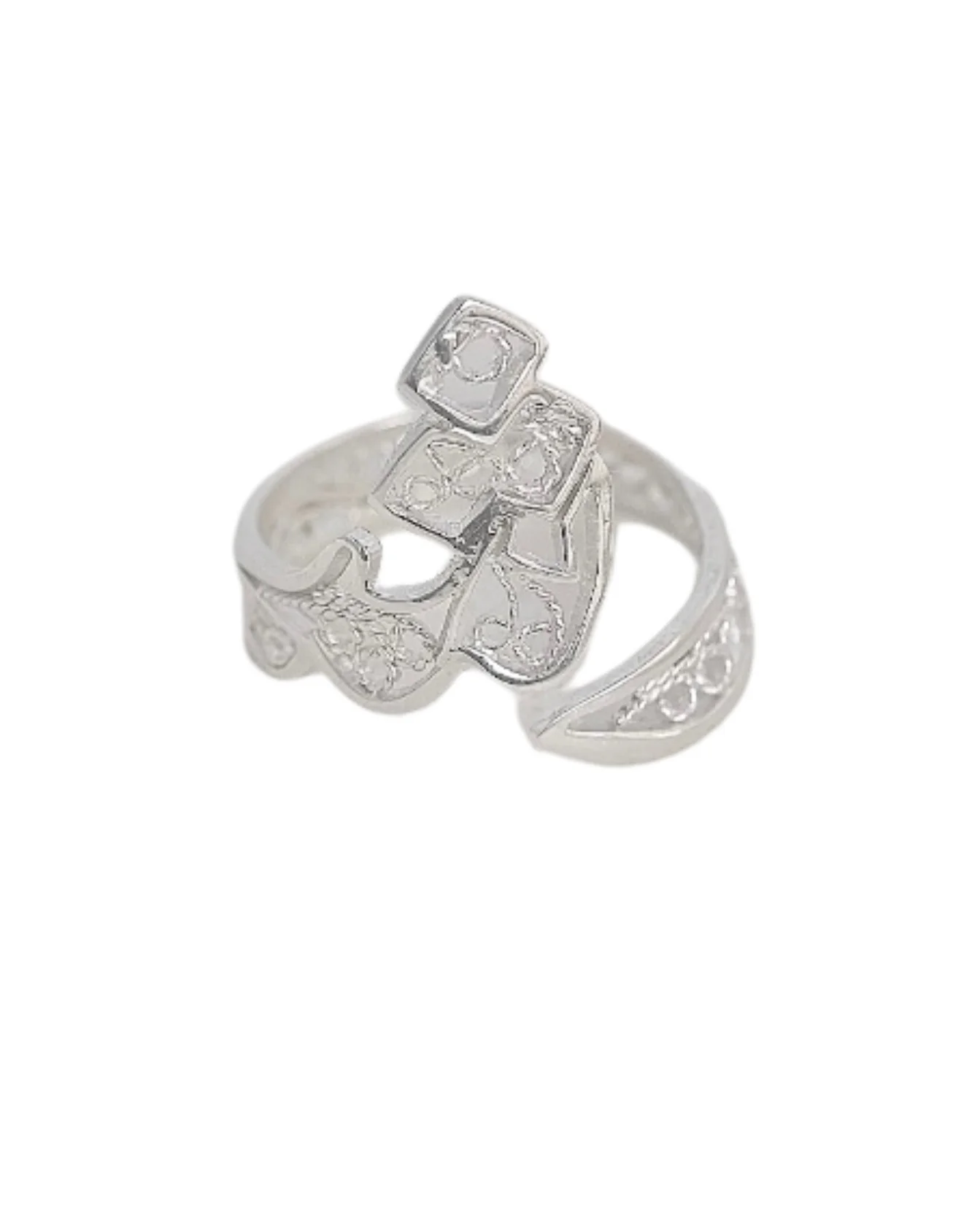 Filigree Spell it out Ring | ش