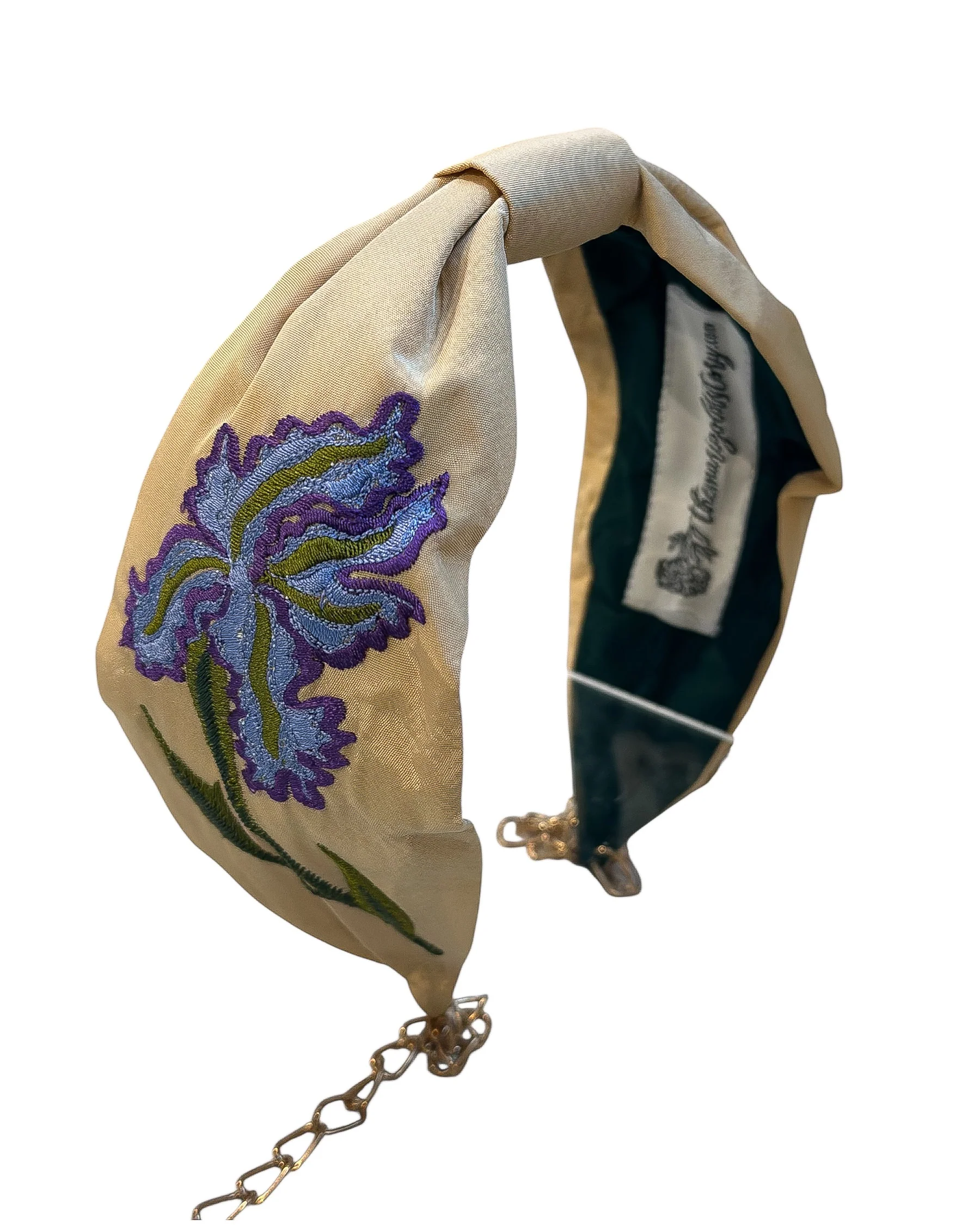 Floral Embroidered Headband