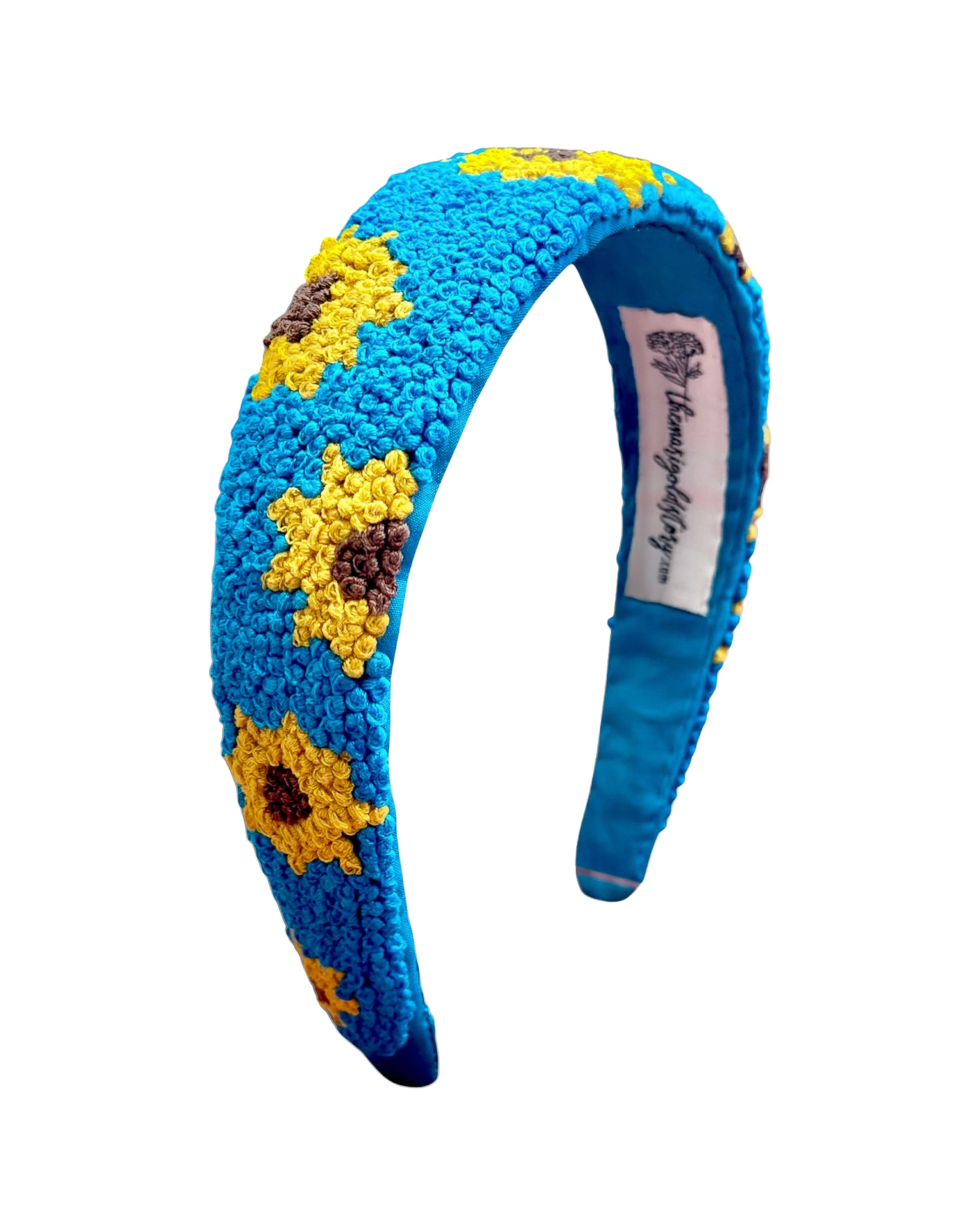 Floral Embroidered Headband