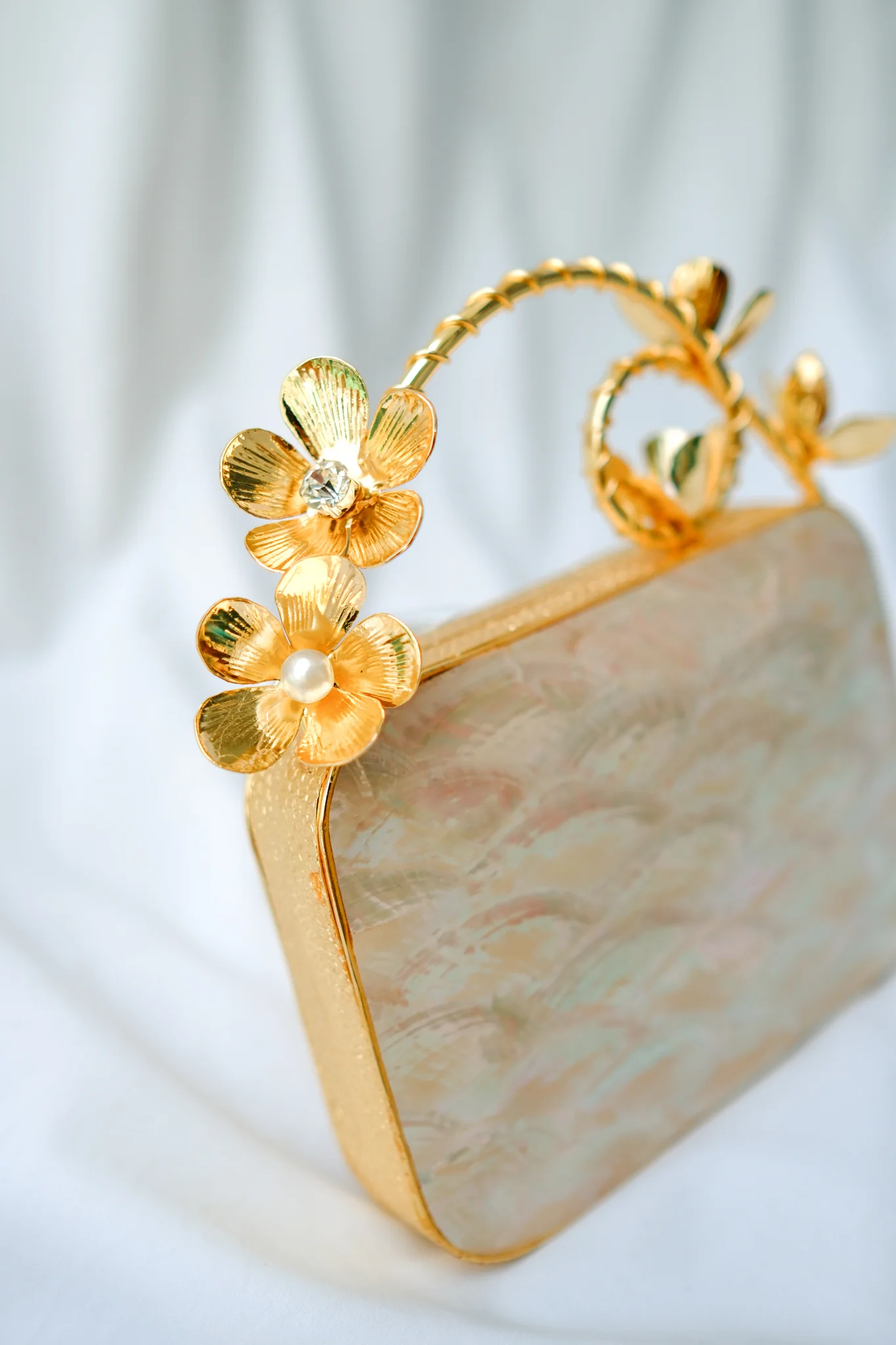 Floral Fantasy Mother of Pearl Bag - Image 5