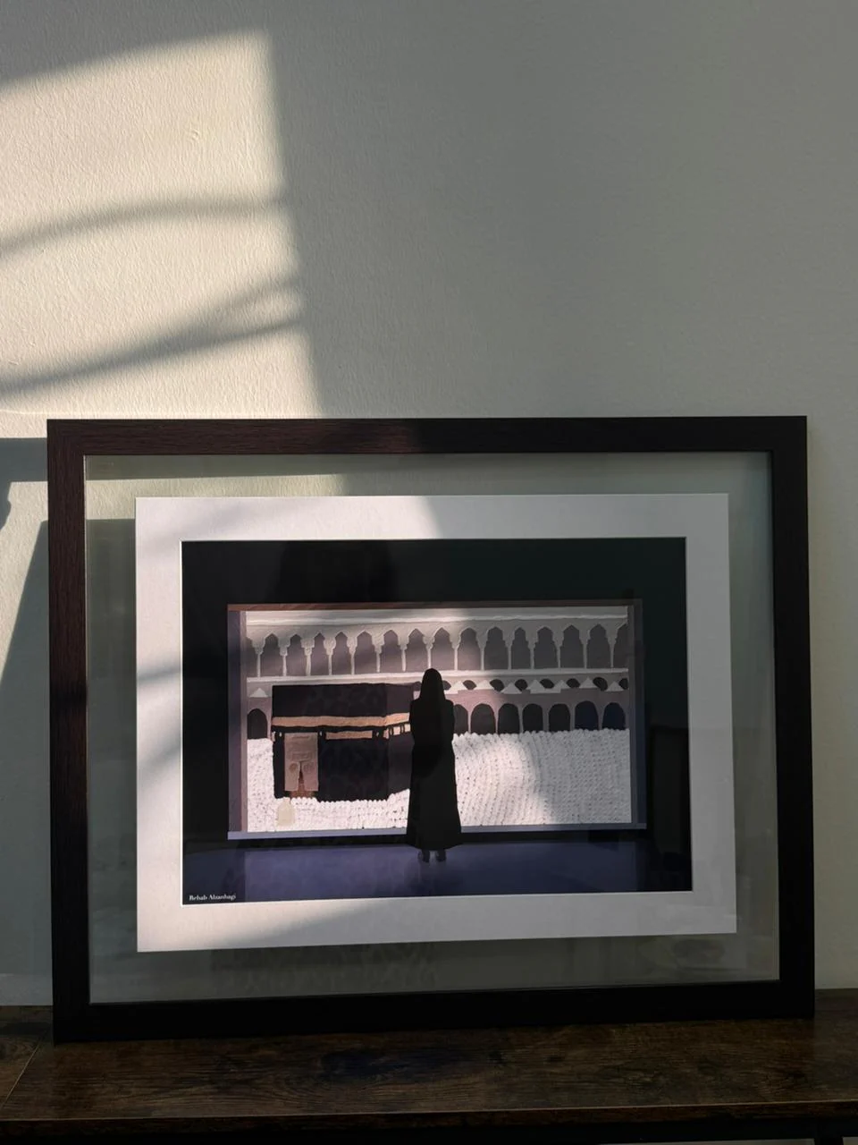 Framed " Rooh Makkah" Painted Artwork - Image 2