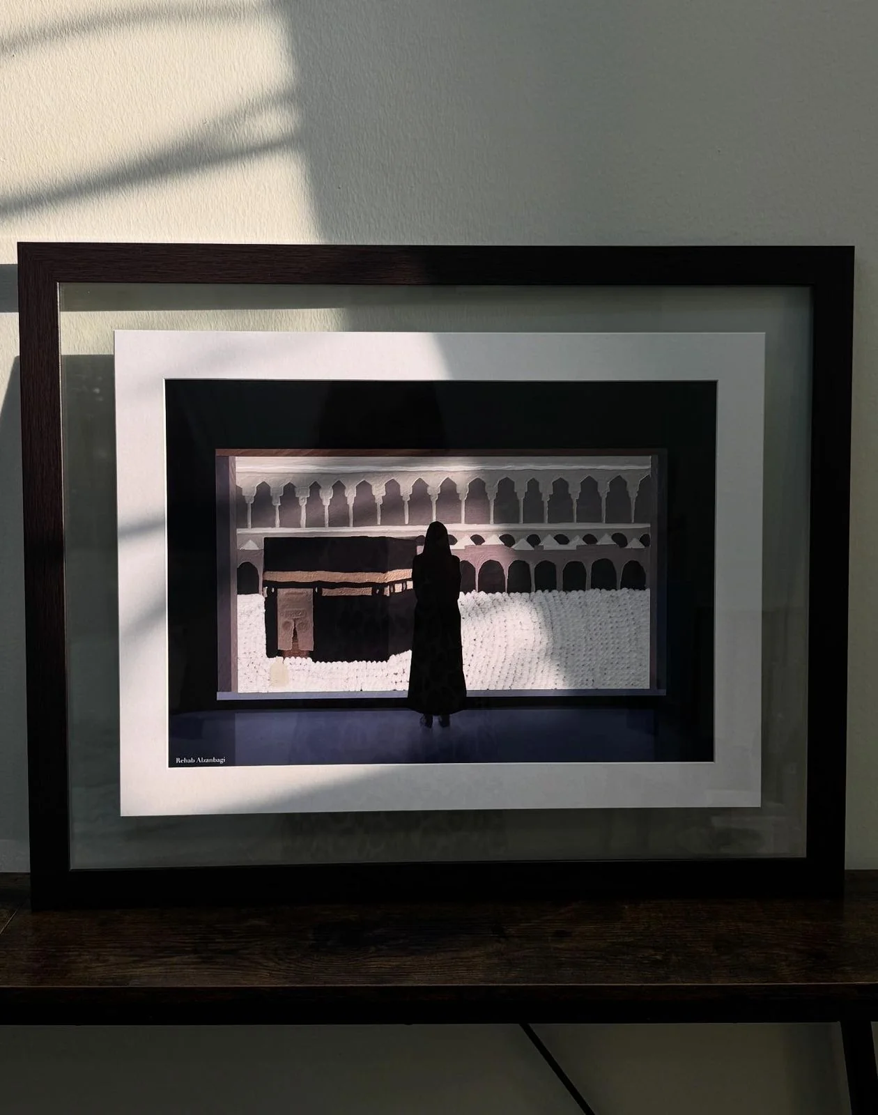 Framed " Rooh Makkah" Painted Artwork - Image 4