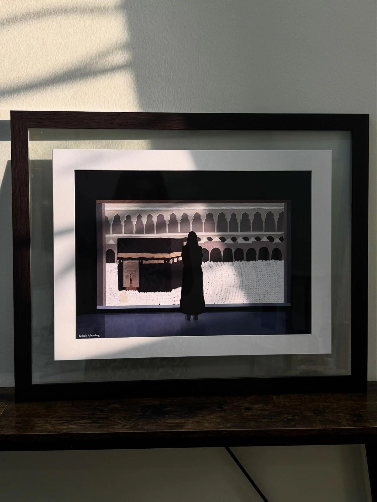 Framed " Rooh Makkah" Painted Artwork - Image 6