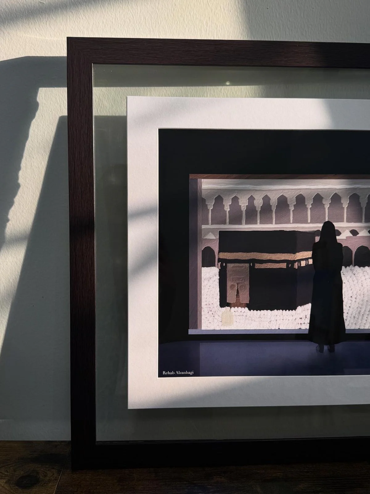 Framed " Rooh Makkah" Painted Artwork - Image 8