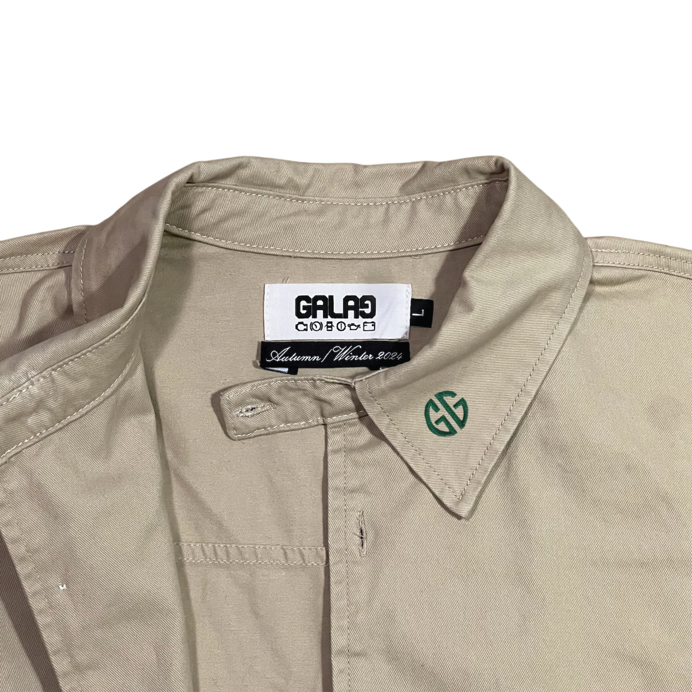 Garage AW24 Beige Work Shirt - Image 3