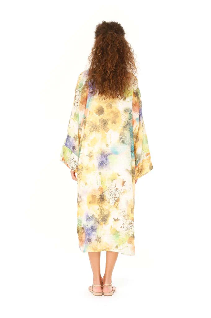 Gardenia Green Two Piece Kimono - Image 2