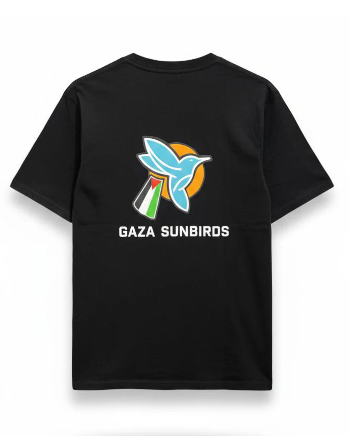 Gaza Sunbird Black T-Shirt - Image 2