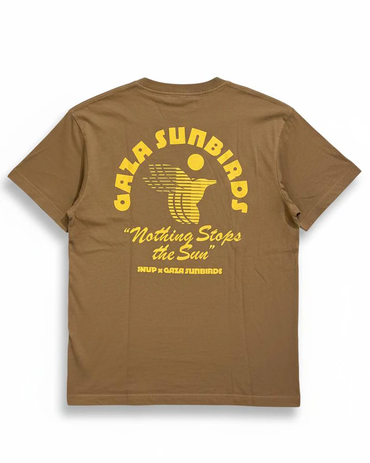 Gaza Sunbird Brown T-Shirt - Image 2