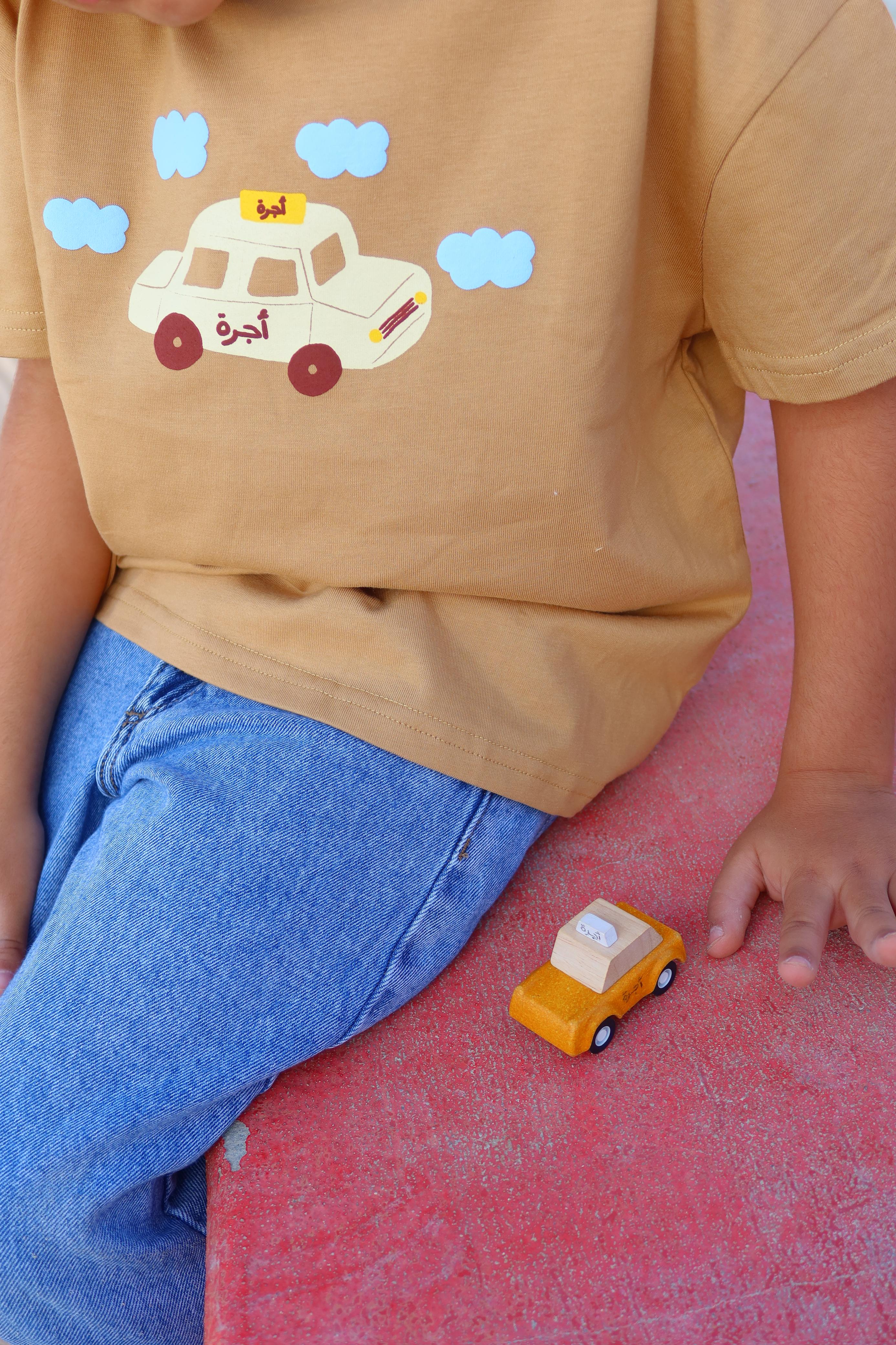 Girls’ and Boys’ Taxi T-Shirt - Image 3