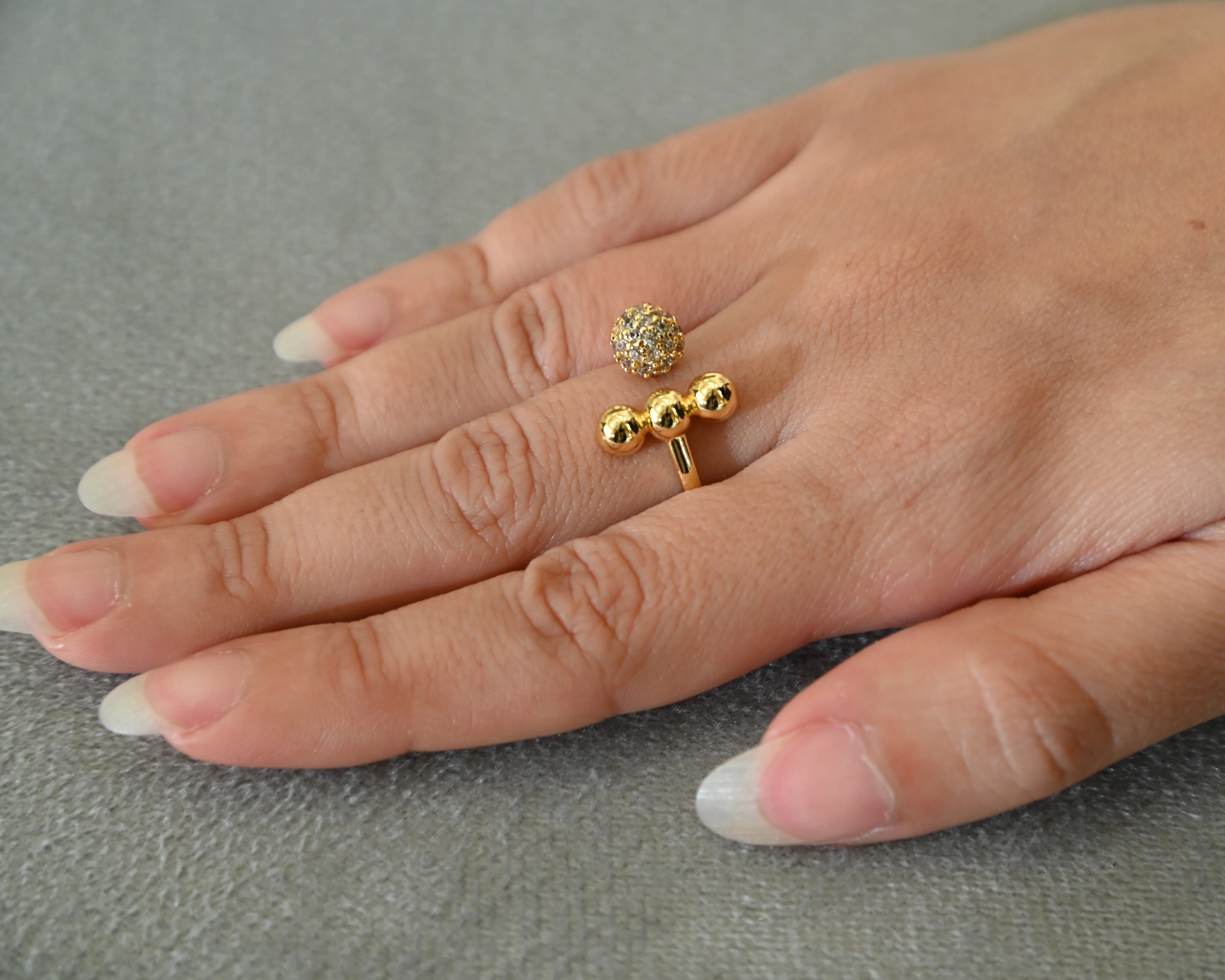 Gold Balls Ring - Image 2