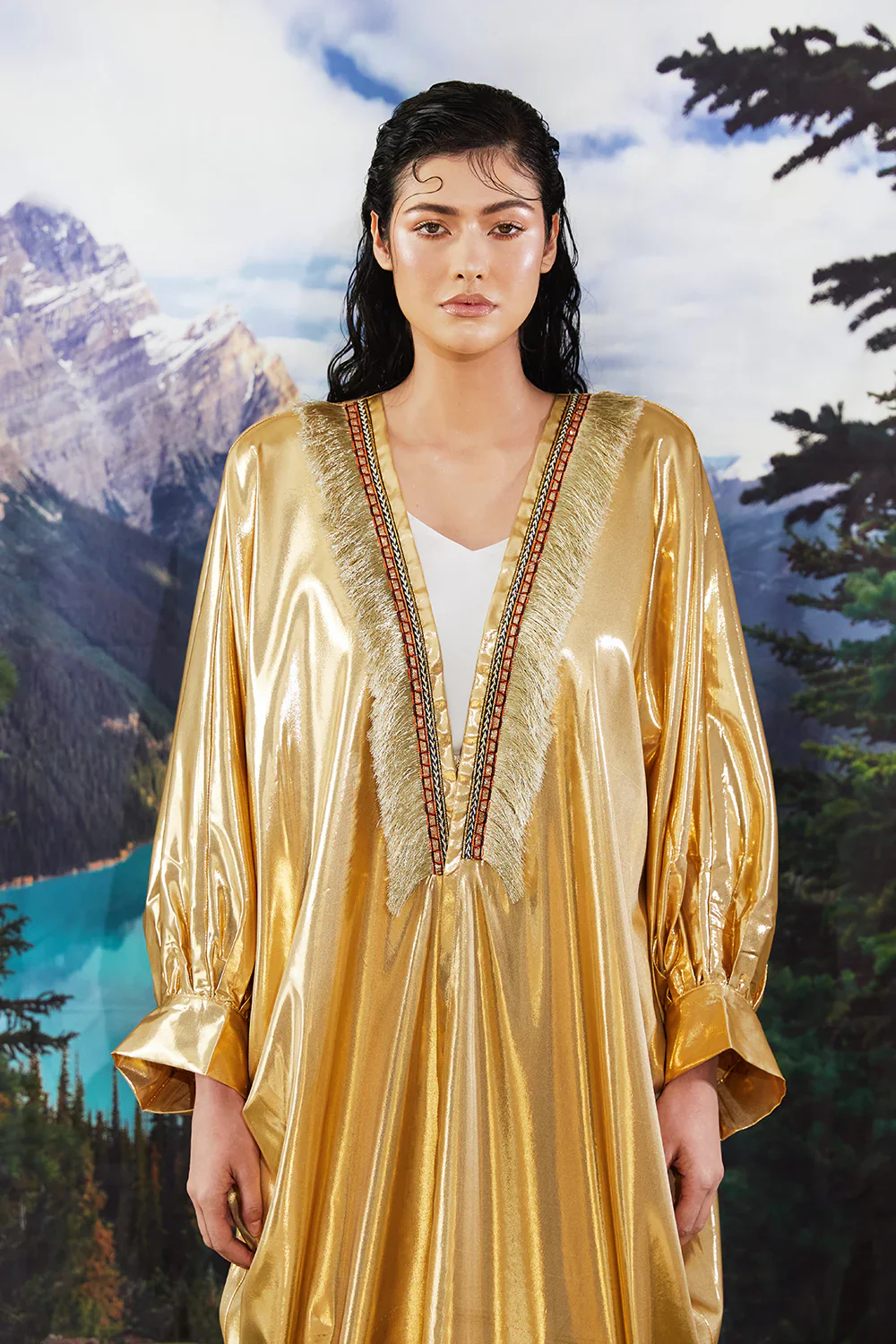 Gold Cleopatra Abaya - Image 2