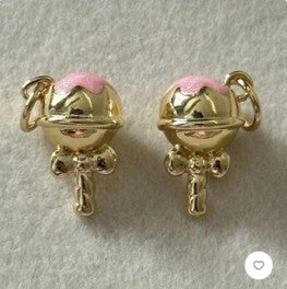 Gold Lollipop Charm - Image 2