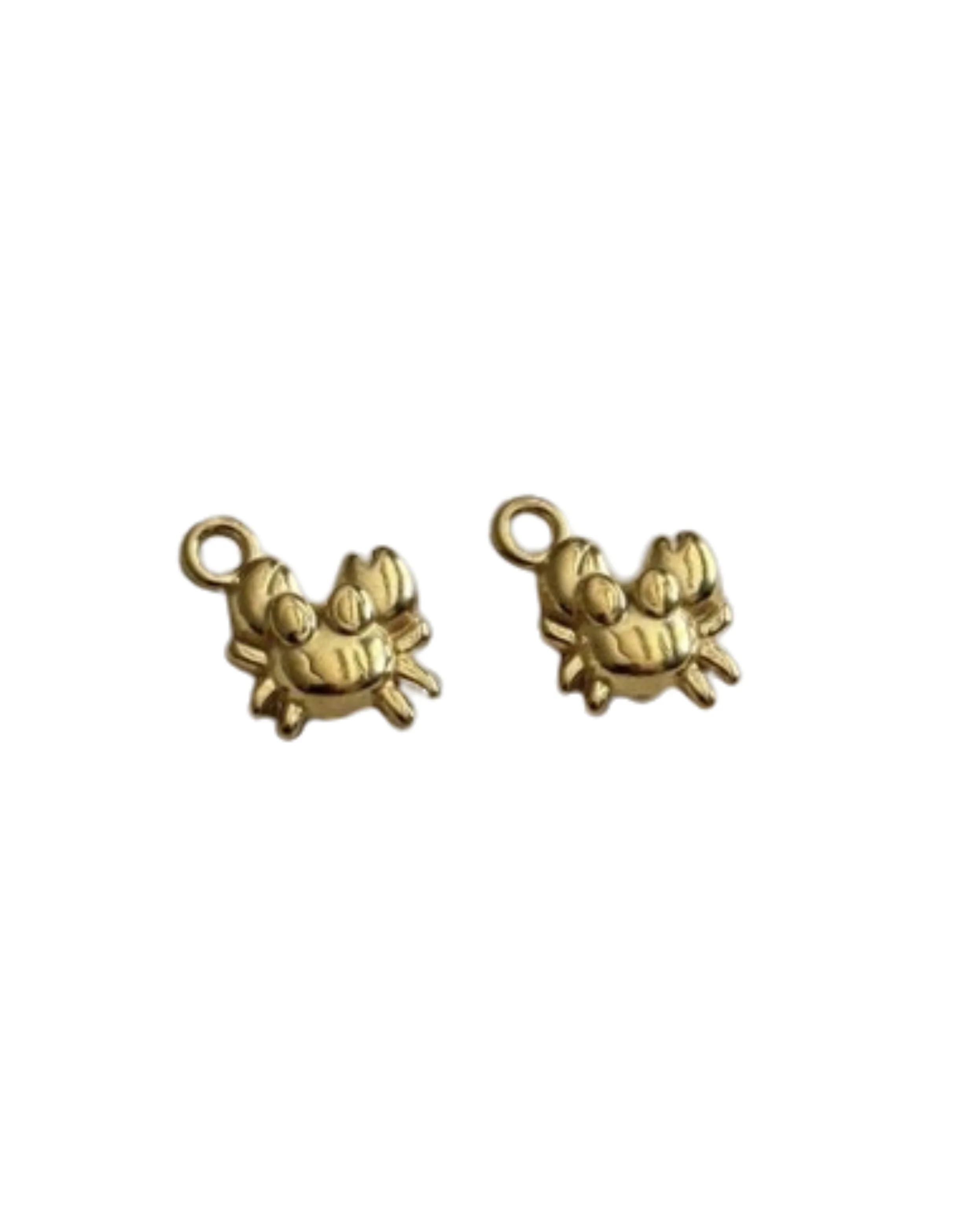 Gold Mr. Crab Charm