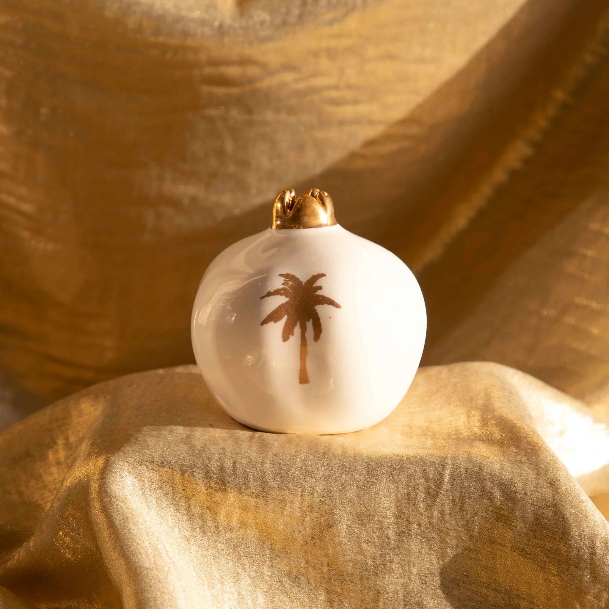 Gold Palm Tree Pomegranate - Image 2