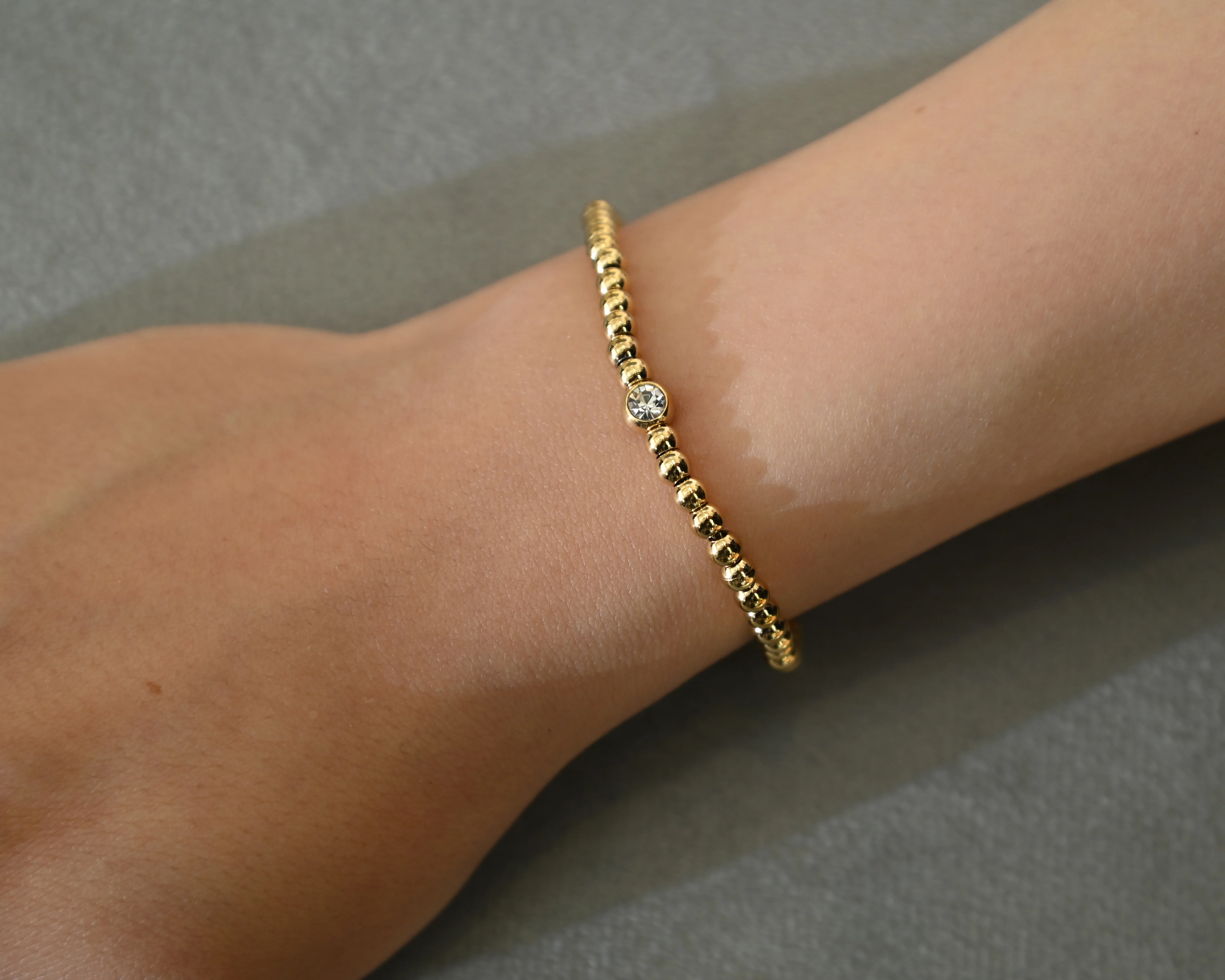 Gold Princess Tennis Bracelet