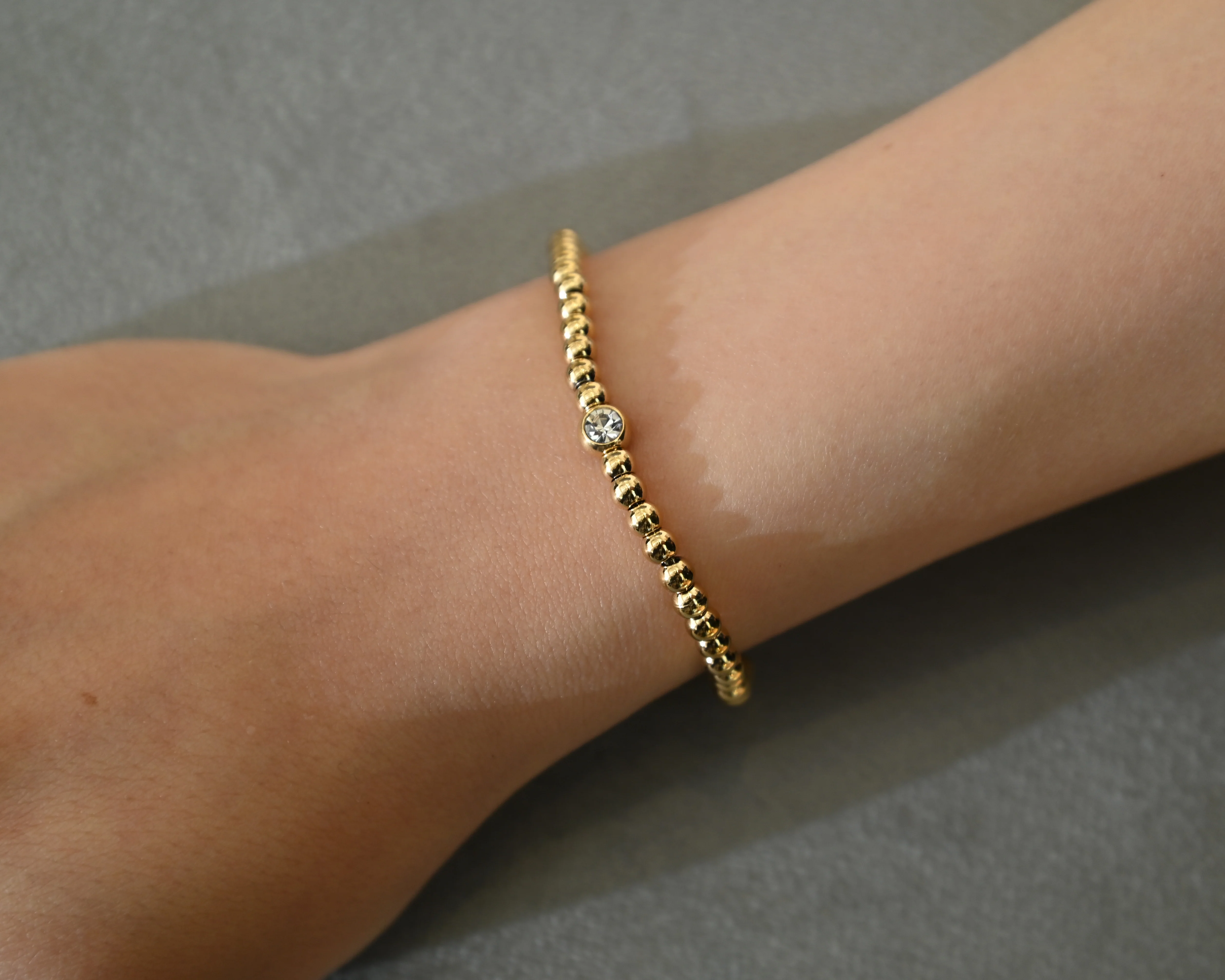 Gold Princess Tennis Bracelet - Image 2
