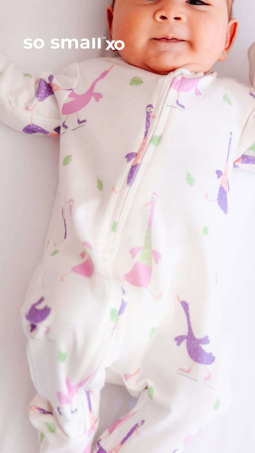 "Goose Gone Loose" Zipper Footie - Image 3