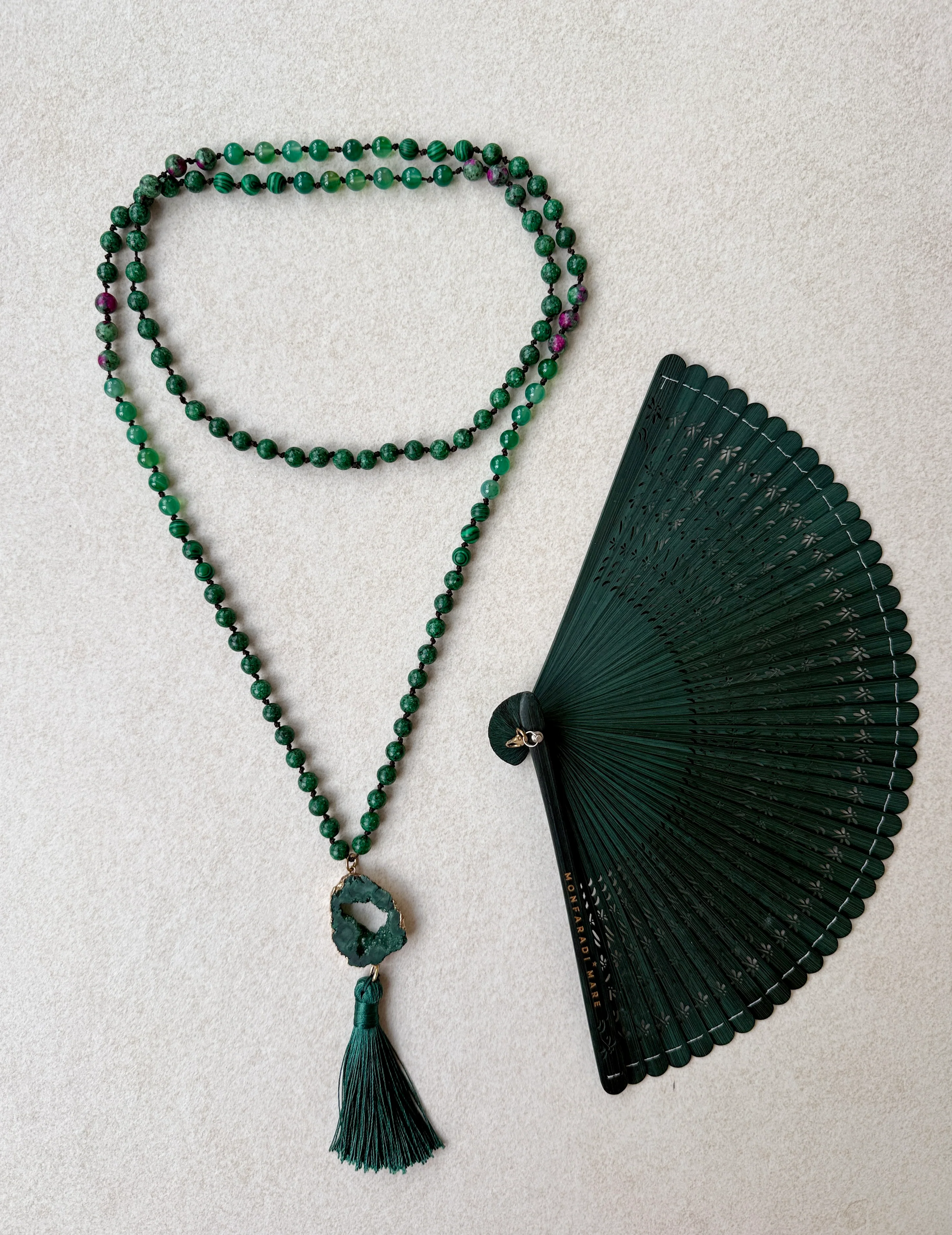 Green Bamboo Fantastique Fan - Image 4
