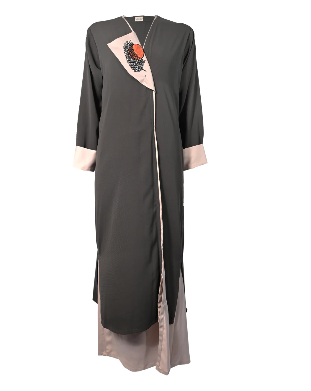 Green Embroidered Abaya - Image 6