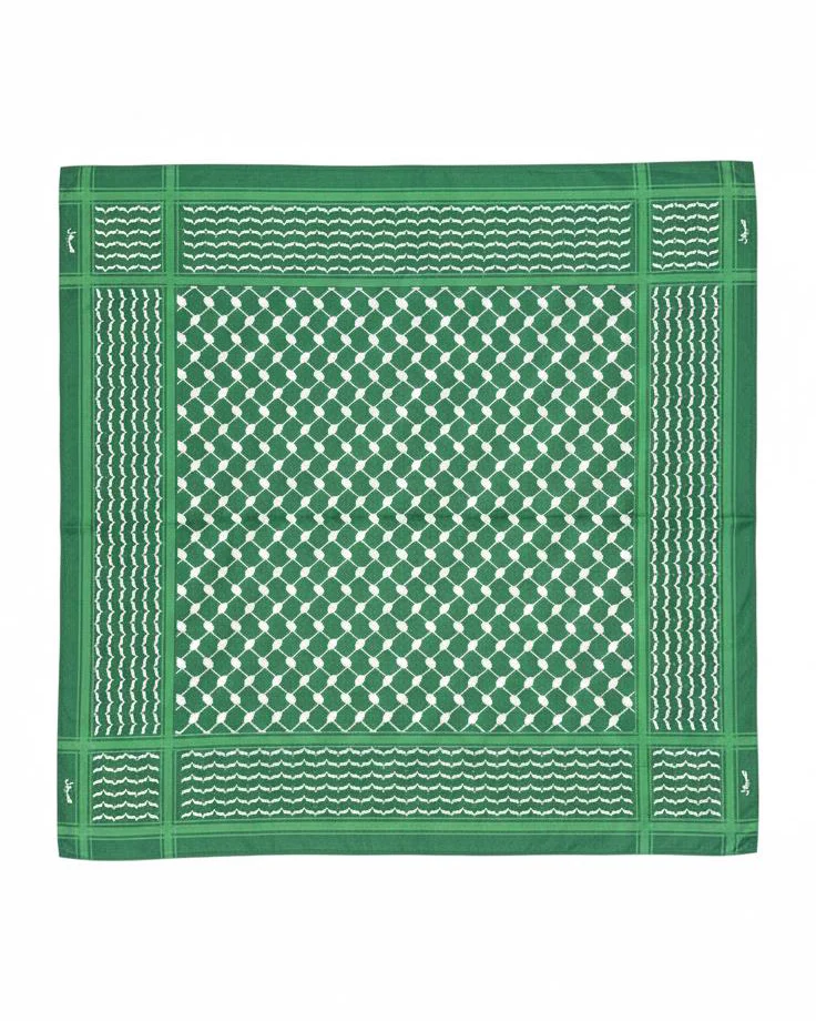 Green Keffiyeh Scarf