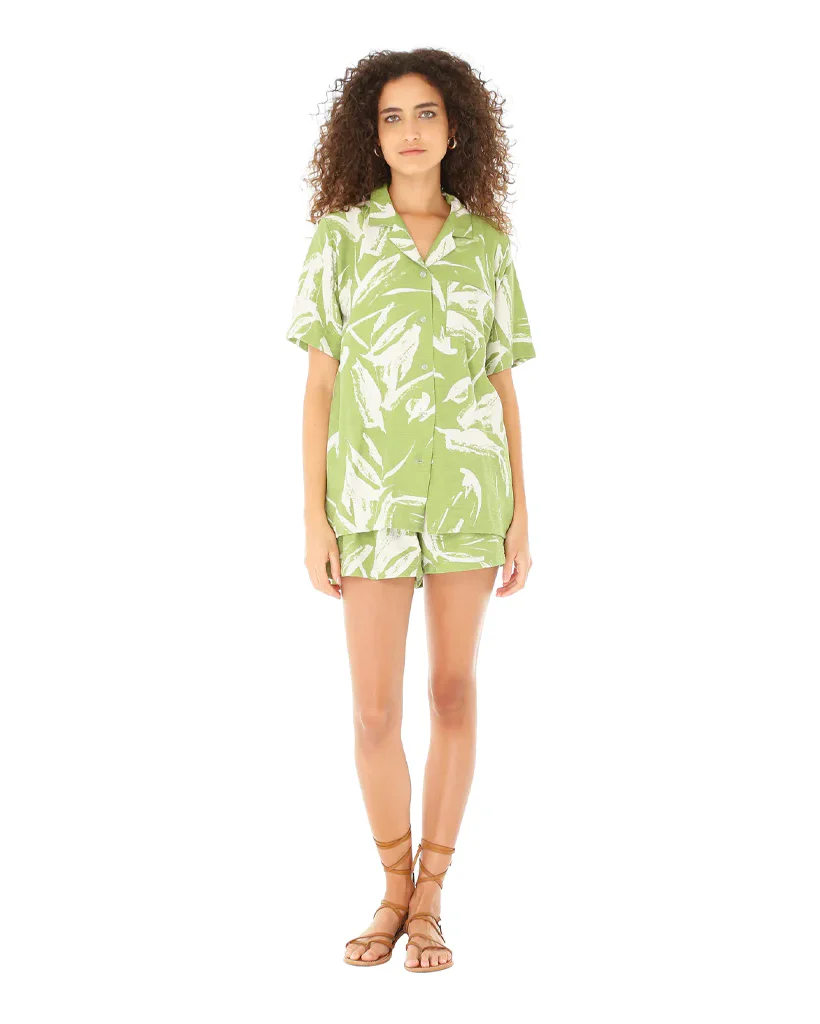 Green Linden Short Sleeve Shirt