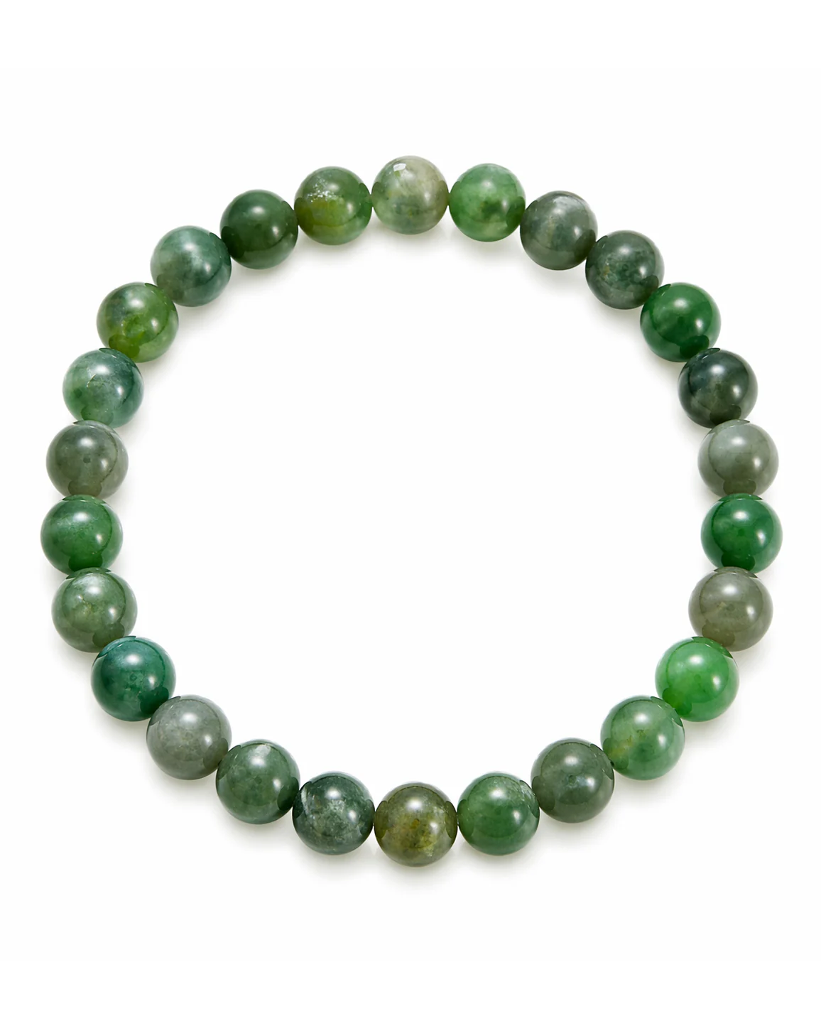 Green Moss Agate Bracelet
