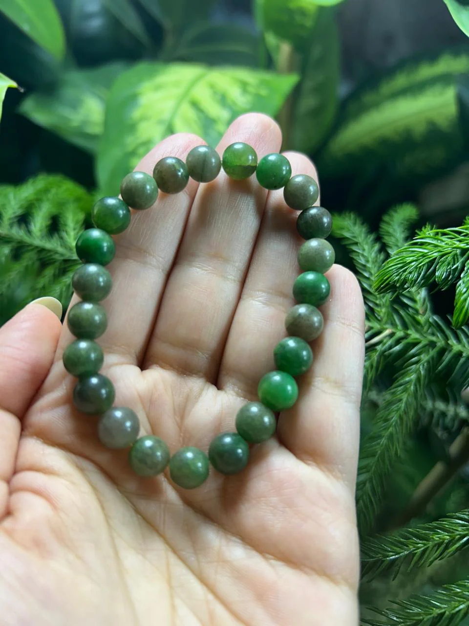 Green Moss Agate Bracelet - Image 2