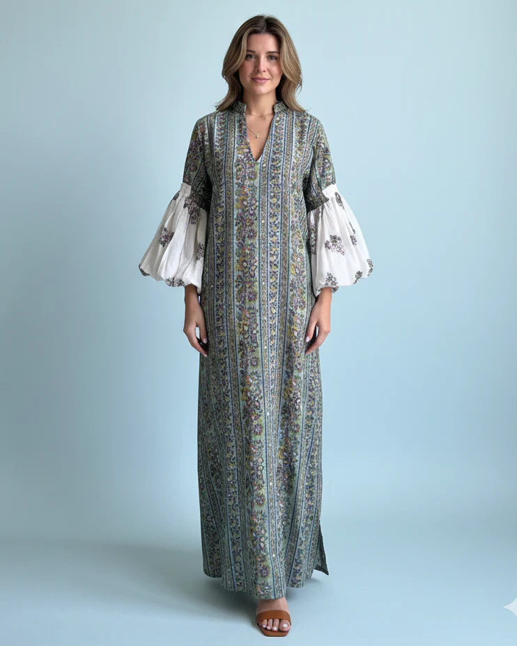 Green RAÏ Ramadan Kaftan