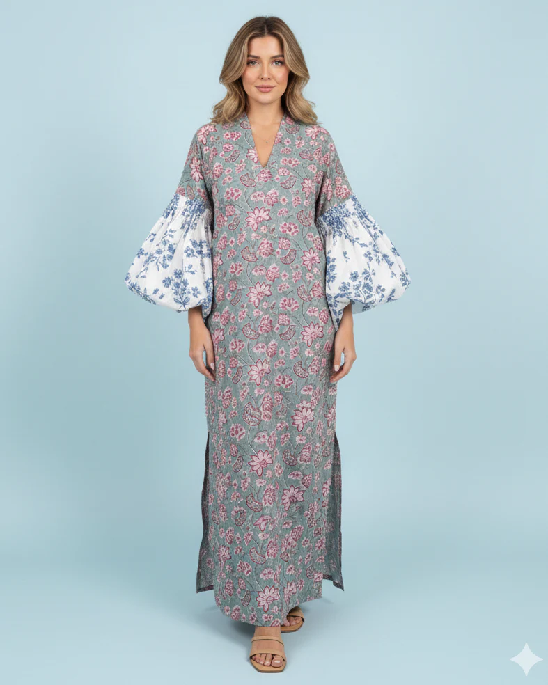 Green/Red RAÏ Ramadan Kaftan