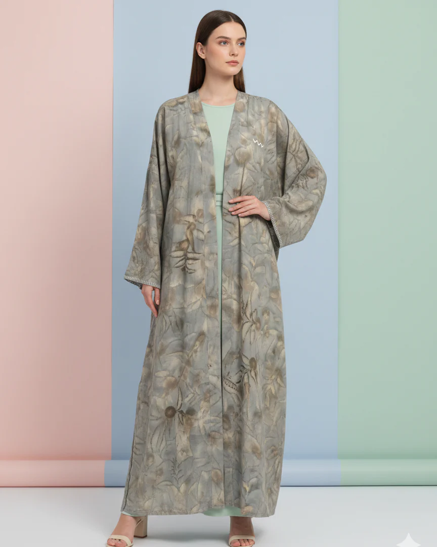 Grey Nym Abaya