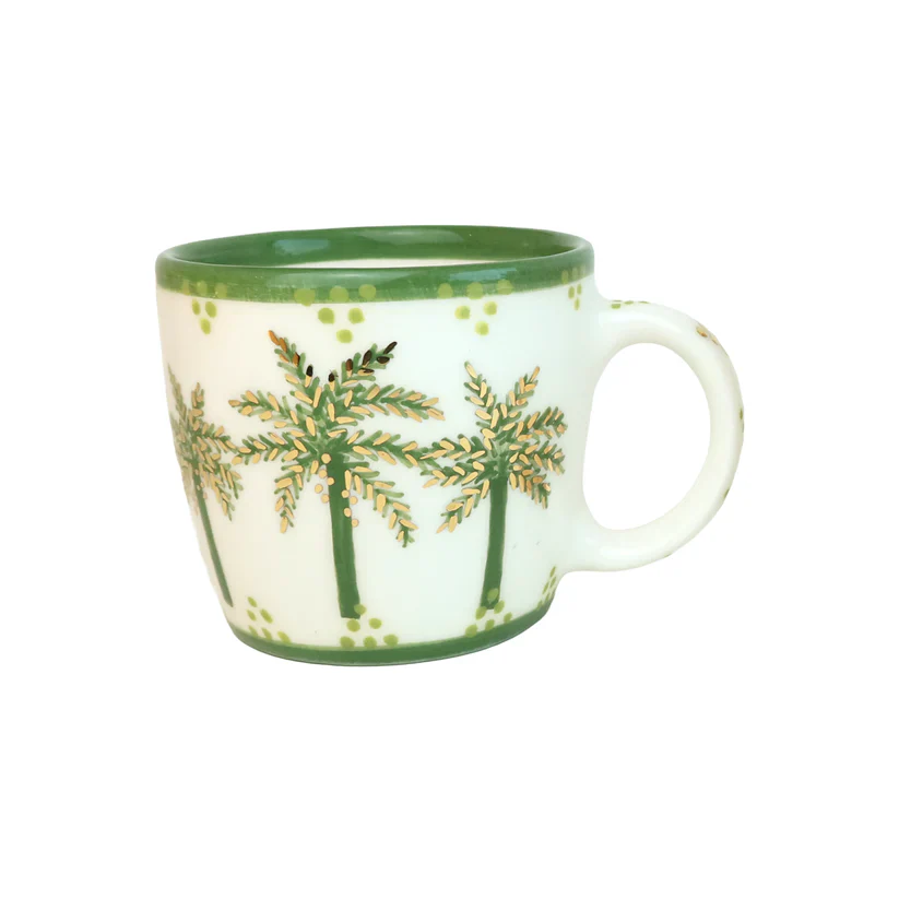 H Alphabet Palm Tree Ceramic Mug - Image 2