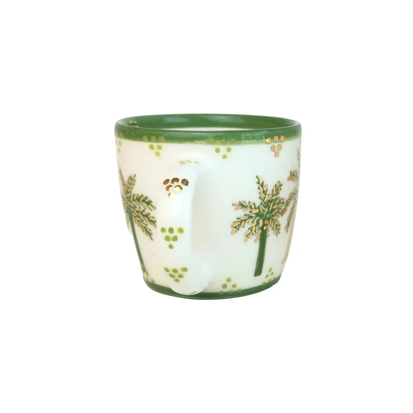 H Alphabet Palm Tree Ceramic Mug - Image 3