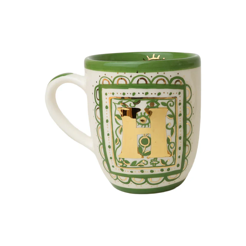 H Square Design Ceramic Mug