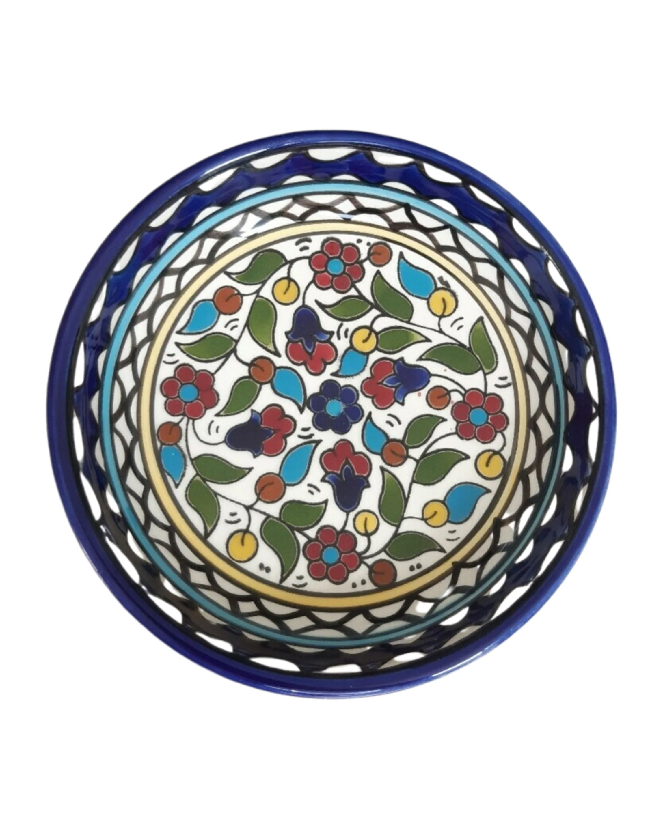 Hand Painted Ceramic Bowl | Large - Image 3