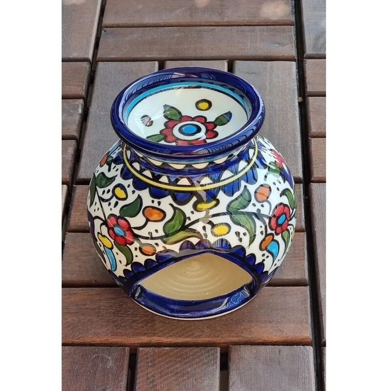 Hand Painted Ceramic Oil Burner - Image 3