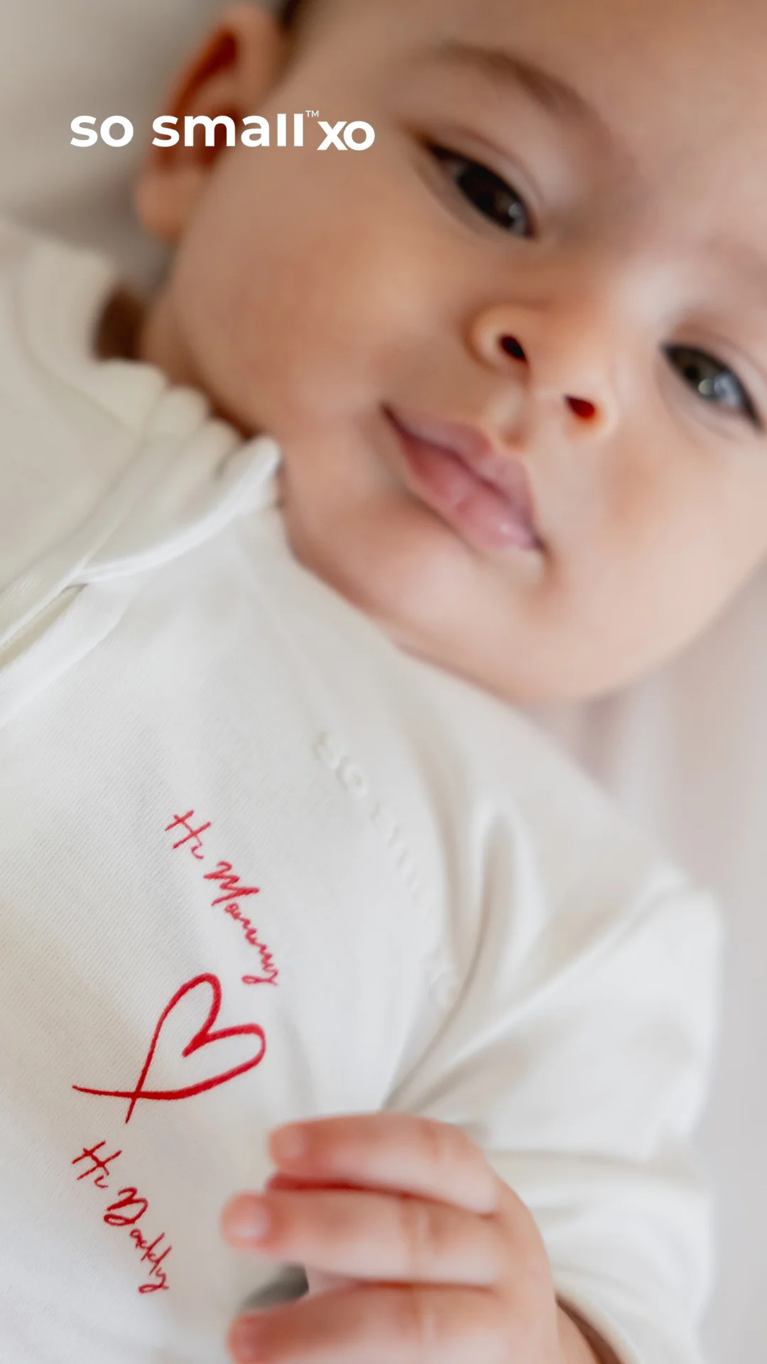 "Hi Mommy. Hi Daddy" Zipper Footie - Image 4
