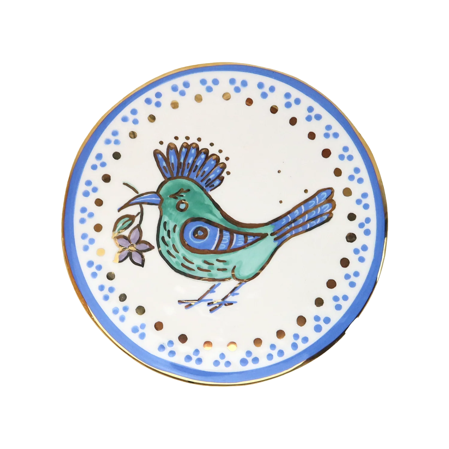 Hoopoes Bird Garden Ceramic Wall Décor