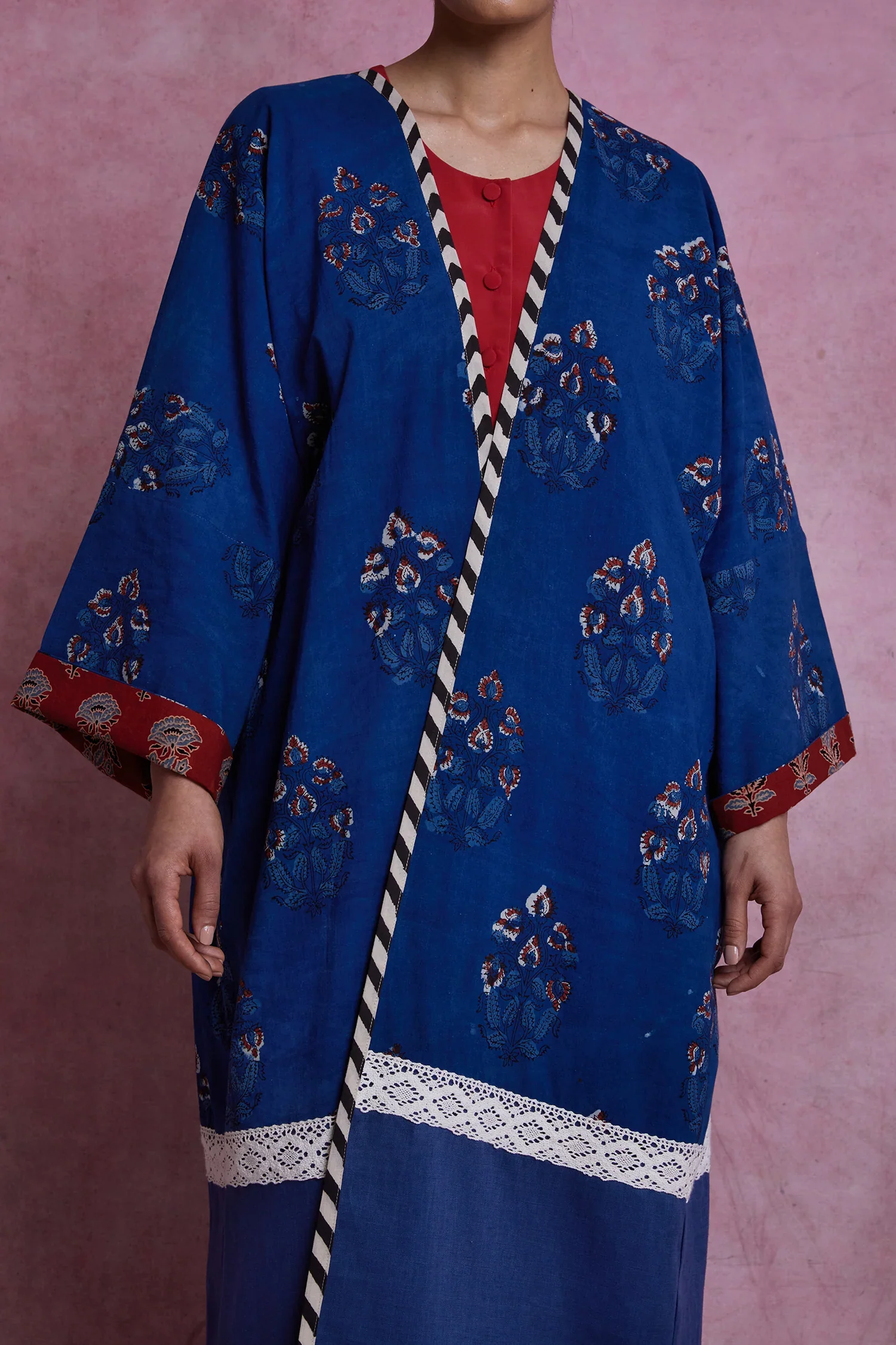 Indigo Blue Hakeem Abaya - Image 2