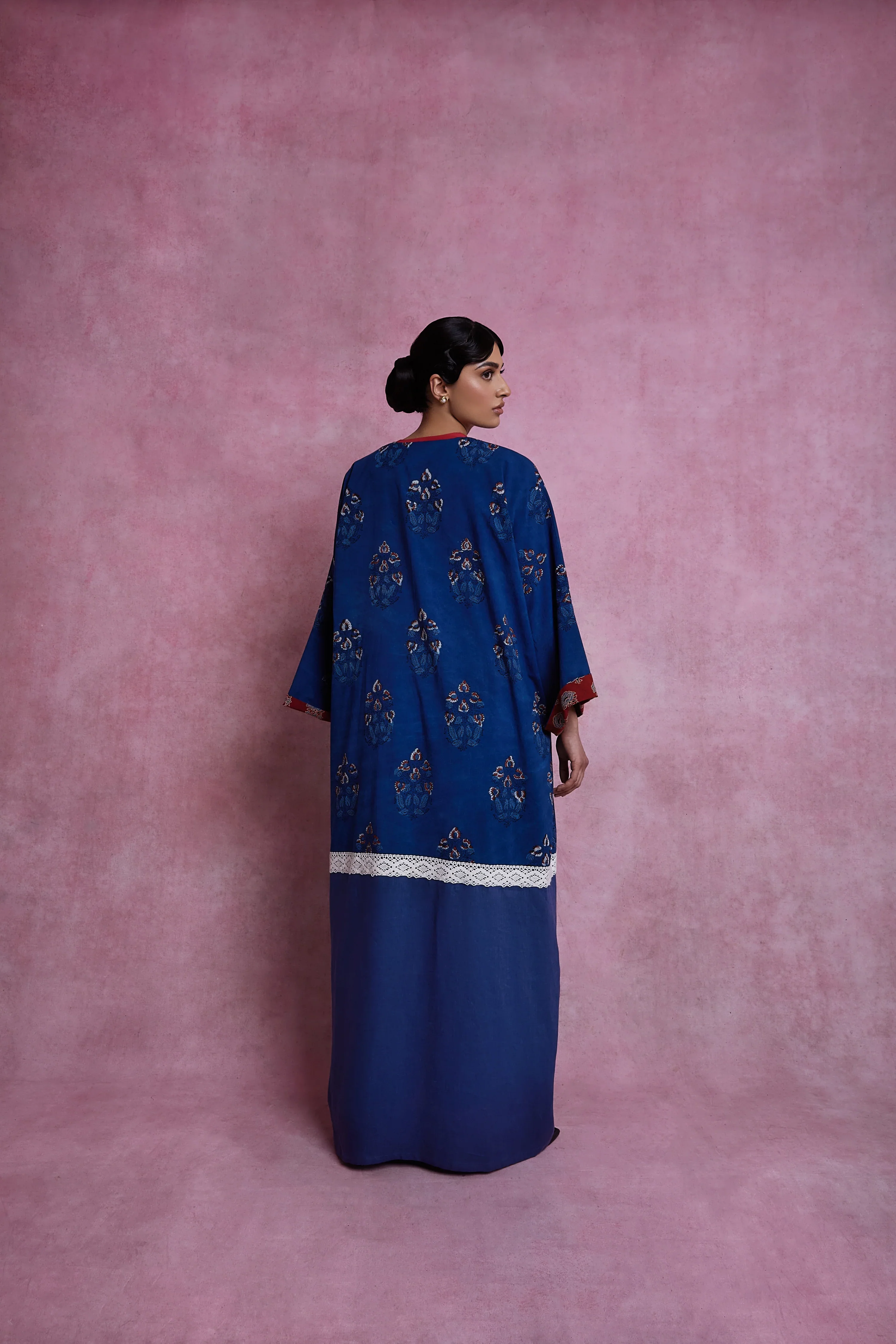 Indigo Blue Hakeem Abaya - Image 3
