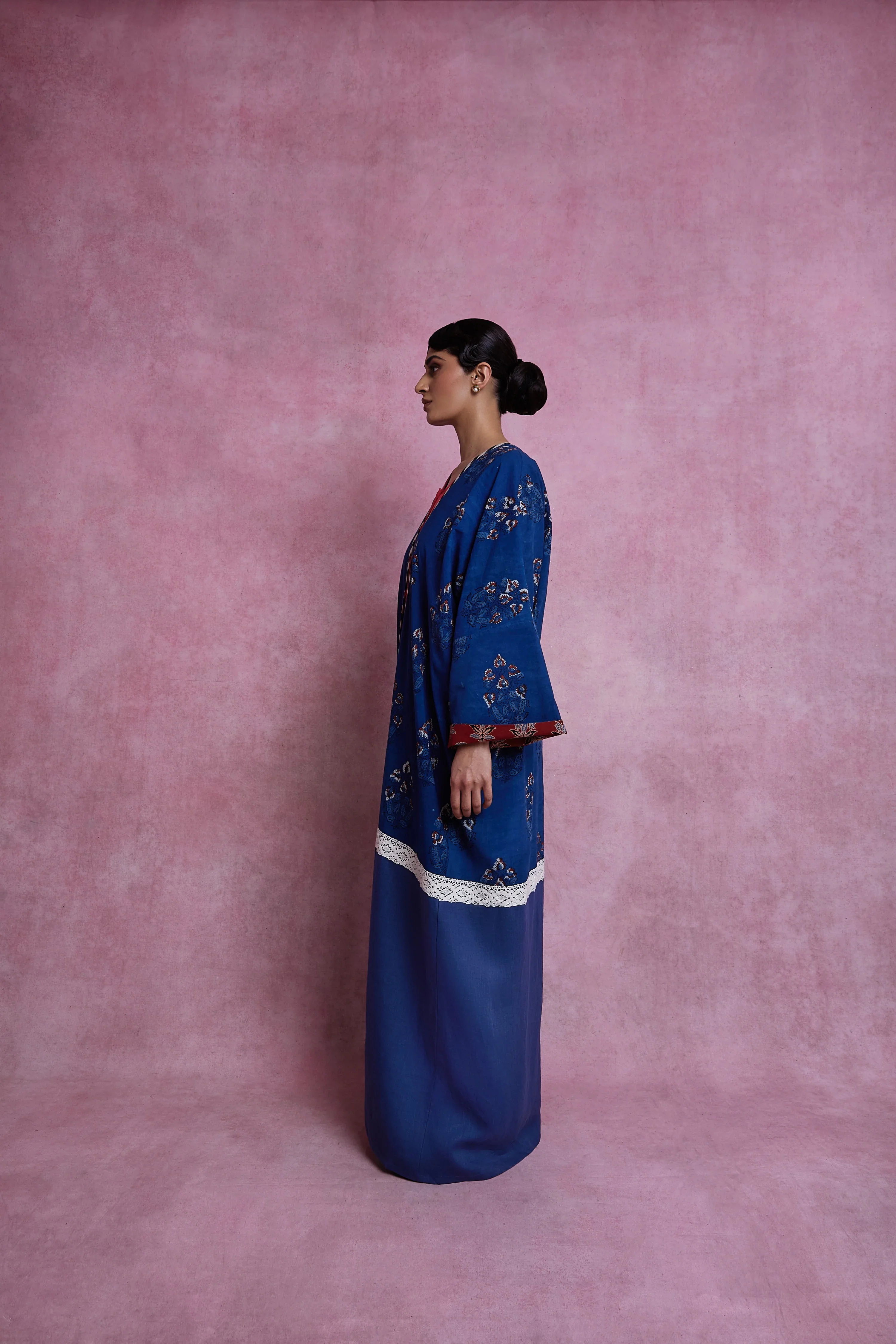 Indigo Blue Hakeem Abaya - Image 4