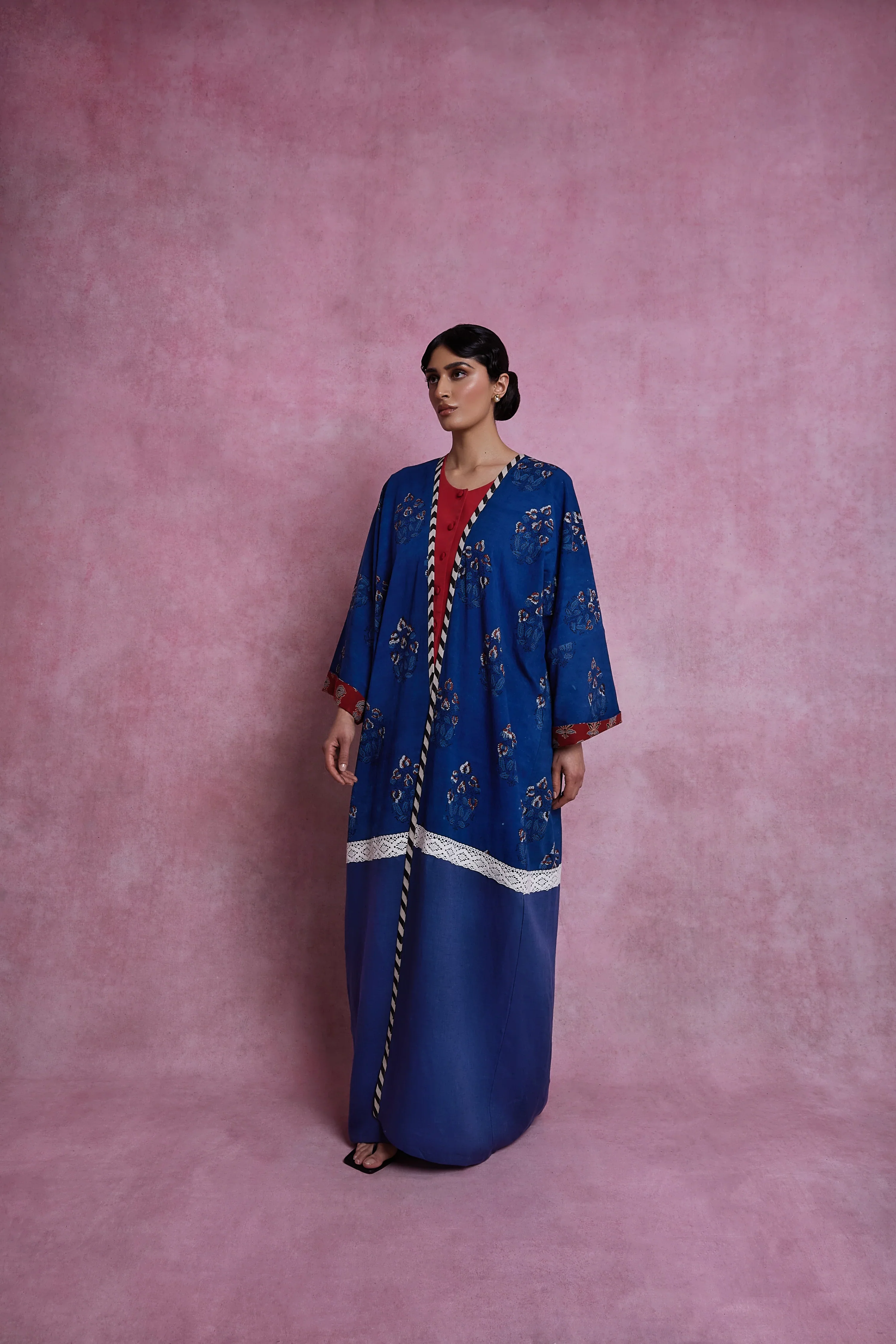 Indigo Blue Hakeem Abaya - Image 5
