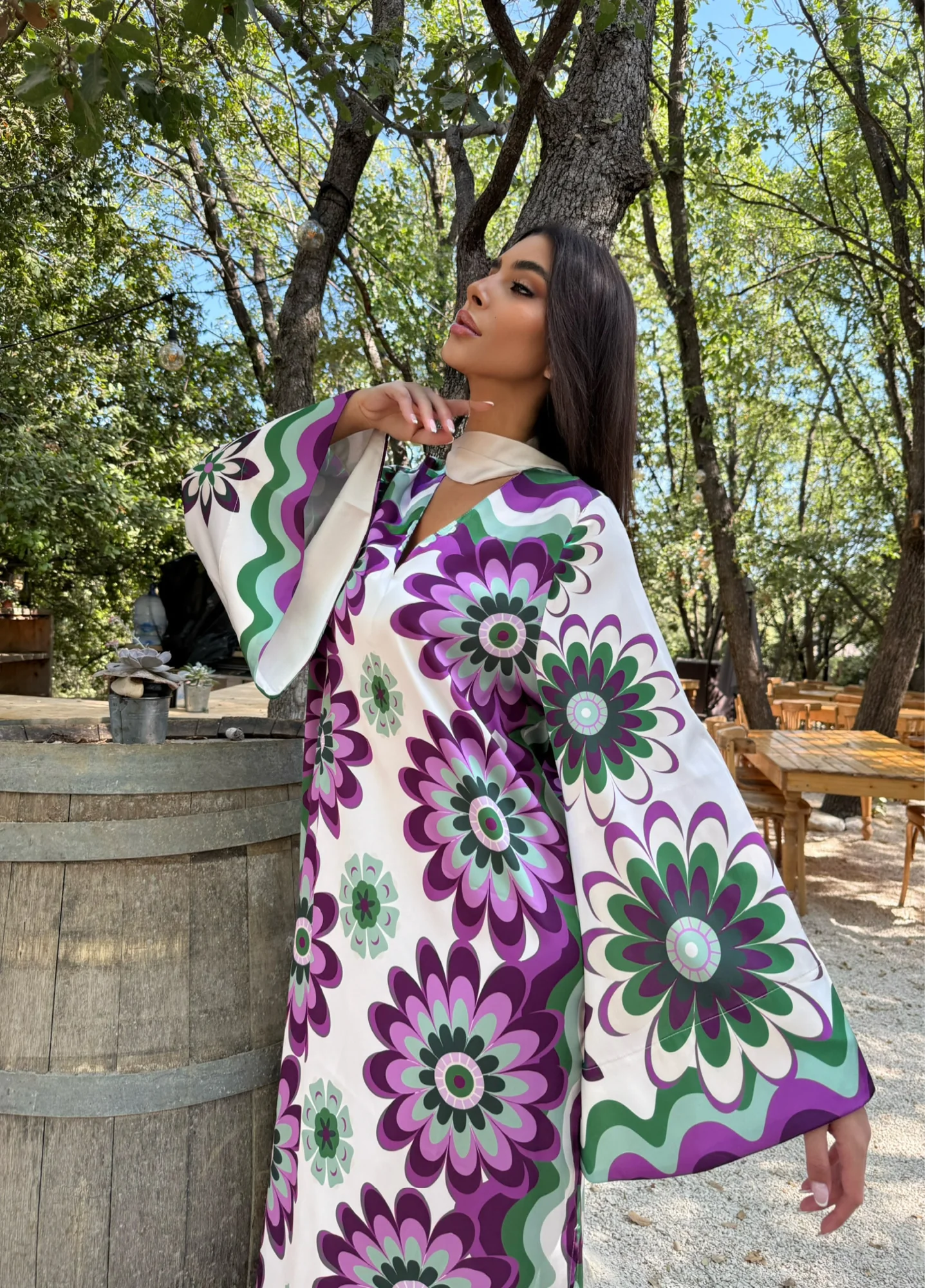Indy Purple Kaftan - Image 3