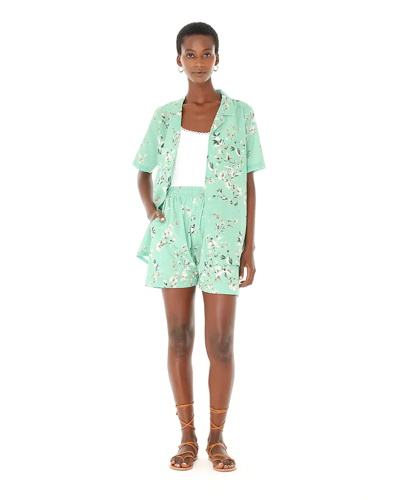 Josephine Green Floral Shirt