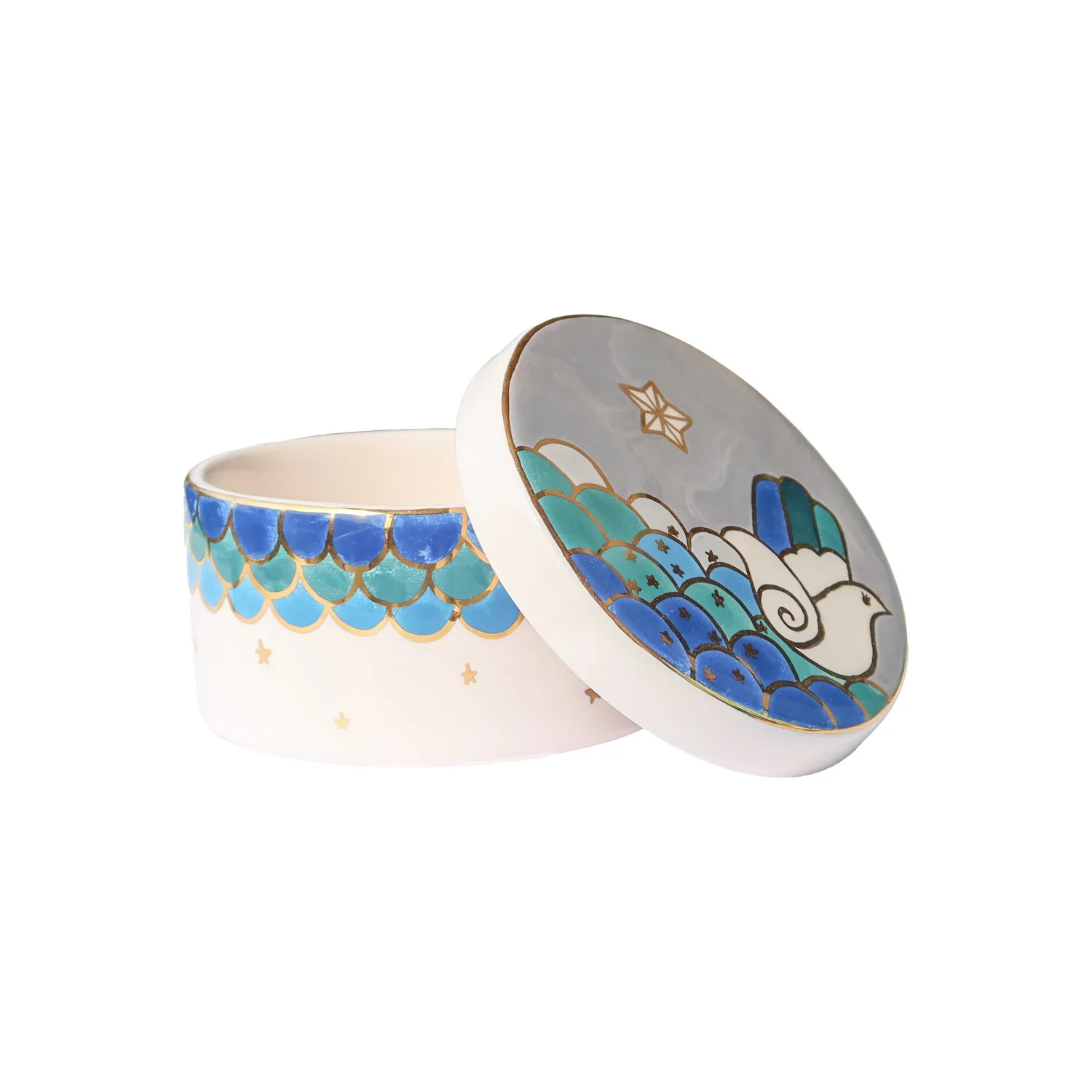 Khamsa Bird Storage Box - Image 2