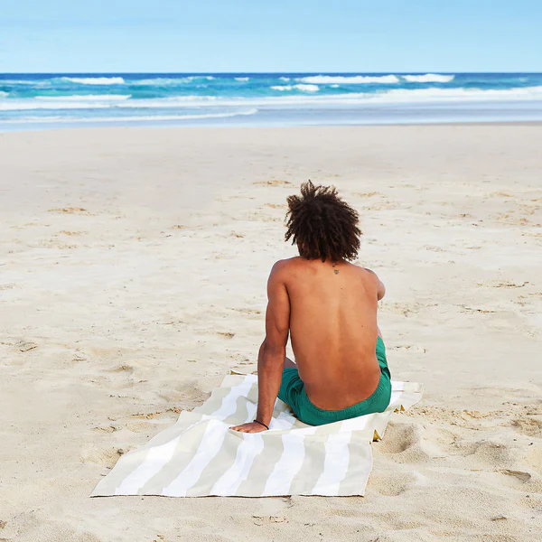 Large Quick Dry Towel - Bora Bora Beige - Image 3