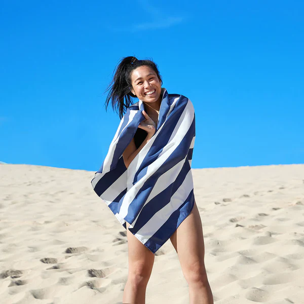 Large Quick Dry Towel - Whitsunday Blue - Image 4